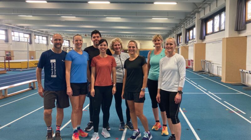 HSV-Athleten beim TTV-Breitensport-Lauftraining in Jena