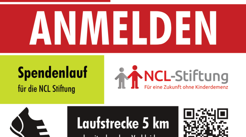 Aufruf zum Benefizlauf für die NCL-Stiftung